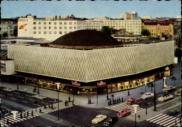 Postcard Berlin Charlottenburg, Bilka department store at the Zoo