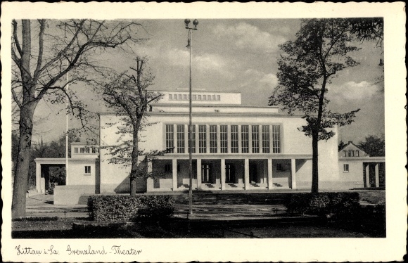 Ak Zittau in Sachsen, Grenzland Theater
