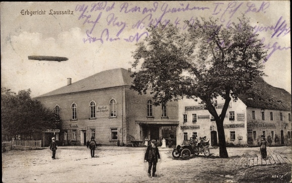 PC Laußnitz Sachsen, Zeppelin, Gasthof Erbgericht, Gasthof zu Laussnitz