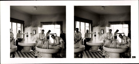 Stereo Raumbild Foto "Die NS Musterbetriebe 1937-38", Nr. 256, Teutoburger Margarinewerke Rau,Hilter