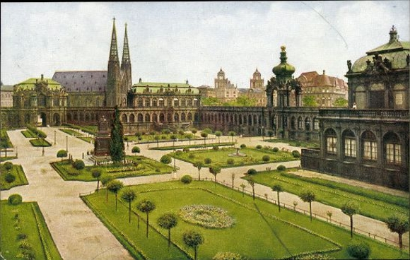 10 alte Ak Dresden, diverse Ansichten