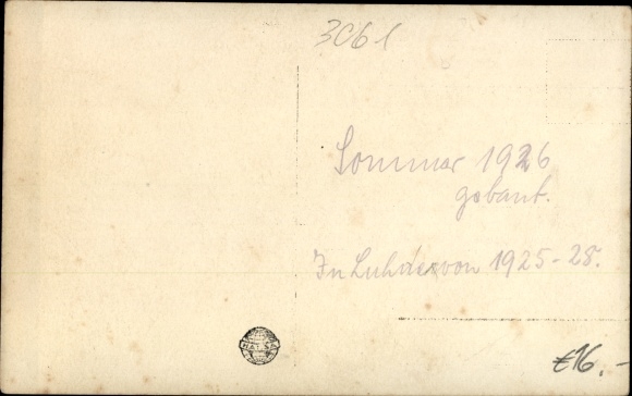 Photo Postcard Luhden district of Schaumburg, view of a residential building built in 1926