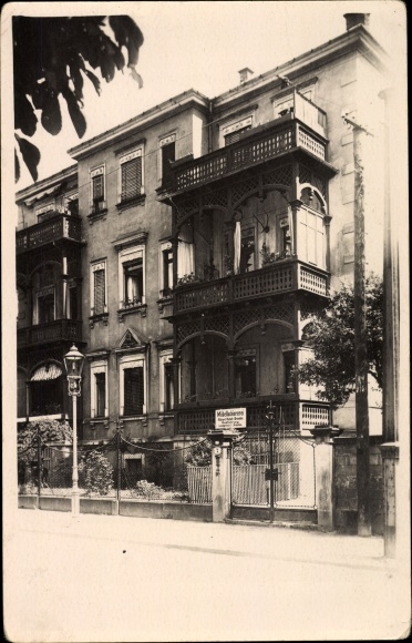 foto Ak Dresden Blasewitz Gruna, woongebouw, meubelschilder Richard Katsch, Altenberger Straße