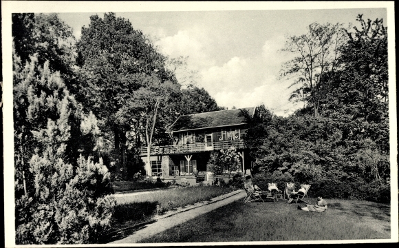 Postcard Dalheim Rödgen Wegberg, mothers convalescent home forest source, house joy
