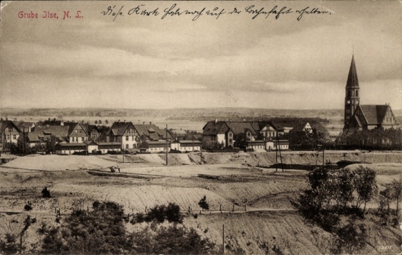 Postcard Bückgen Großräschen in Lower Lusatia, Ilse mine