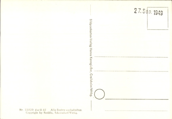 Postcard Altmannshofen Aichstetten in Allgäu Württemberg, aerial photograph