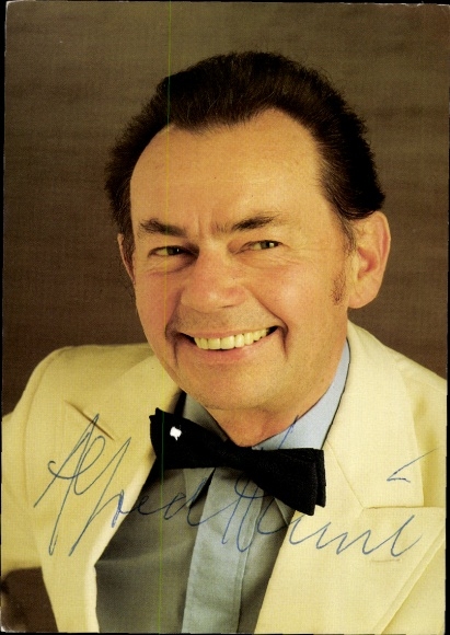 Autogrammkarte Dirigent Alfred Hause