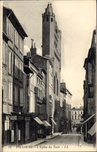 Ak Toulouse Haute Garonne, Eglise du Taur