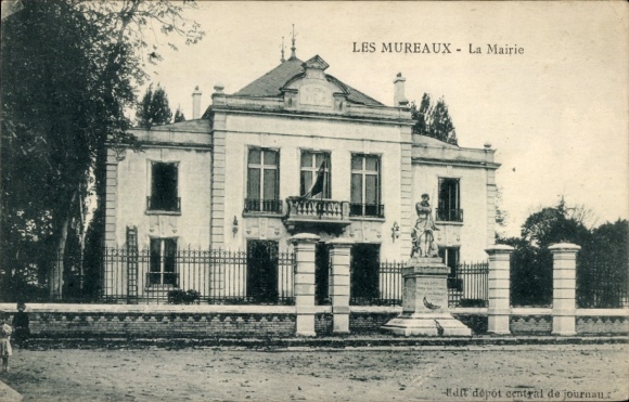 Ak Les Mureaux Yvelines, Rathaus