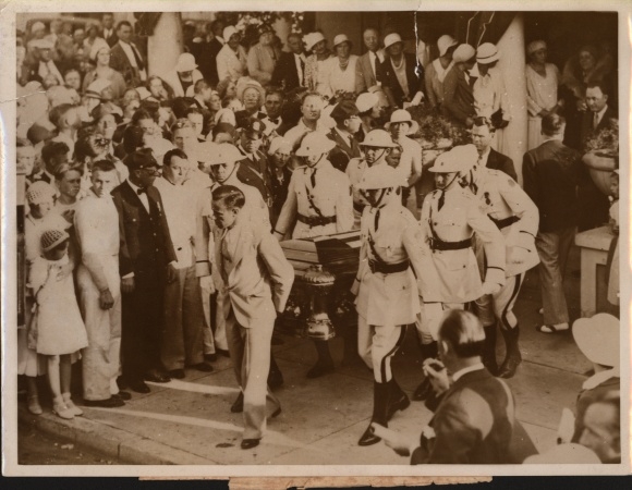 Photo Miami Florida, Les Corps de M. Cermak, apres Ceremonie de Miami