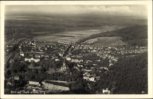 Ak Thale im Harz Sachsen Anhalt, schöne Detailansicht