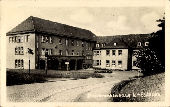 Postcard Lutherstadt Eisleben, Hospital