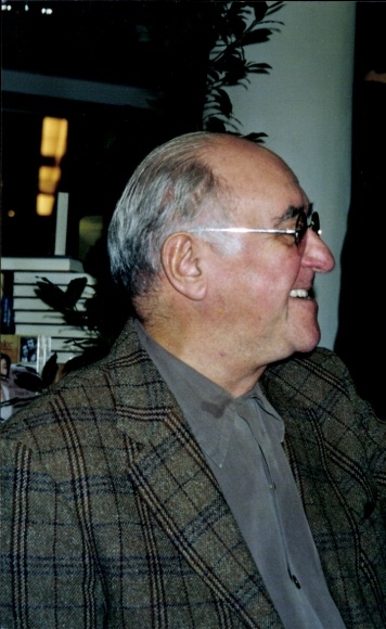 Postcard Moderator Alfred Biolek, portrait
