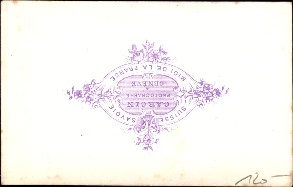 Visiting card Chamonix Mont Blanc Haute Savoie, Passage from the Ladders to the Grands Mulets