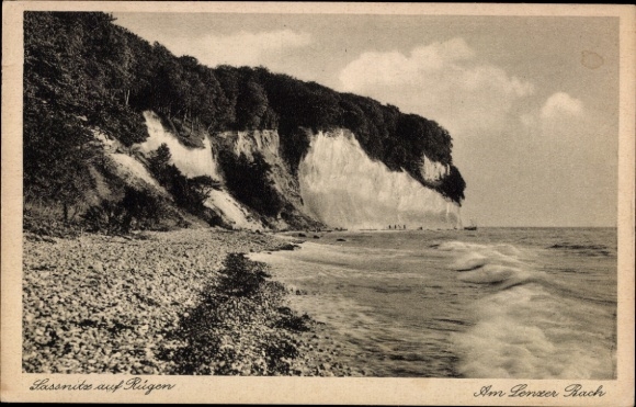 Ak Sassnitz auf Rügen, Am Lenzer Rach
