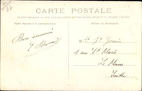 Postcard Brionne Eure, Panoramic View