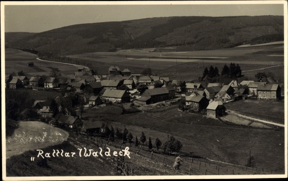 Postcard Rattlar Willingen Upland in Hesse, general view