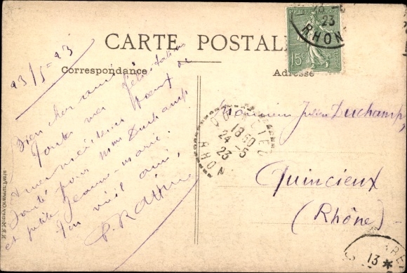 Postcard Compagnie de Navigation Sud Atlantique, Liner Lutetia, Steamer
