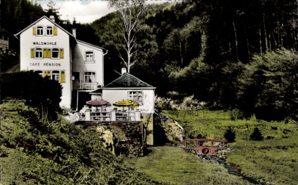 KP Dausenau an der Lahn, kawiarnia i pensjonat Waldmühle