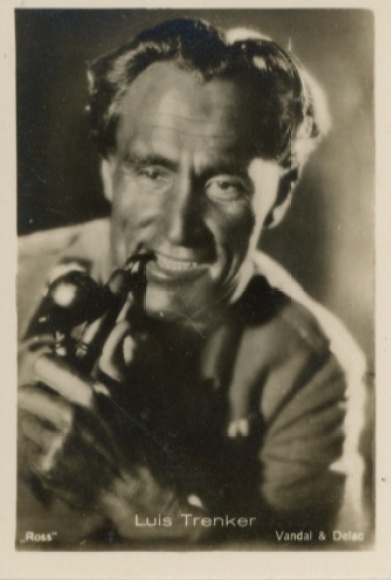 Obraz kolekcjonerski, aktor i alpinista Luis Trenker, portret, zdjęcie nr 655