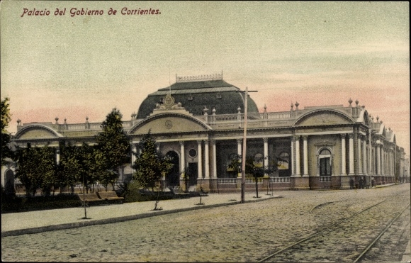 Postcard Asunción Paraguay, Palace of the Government of Corrientes