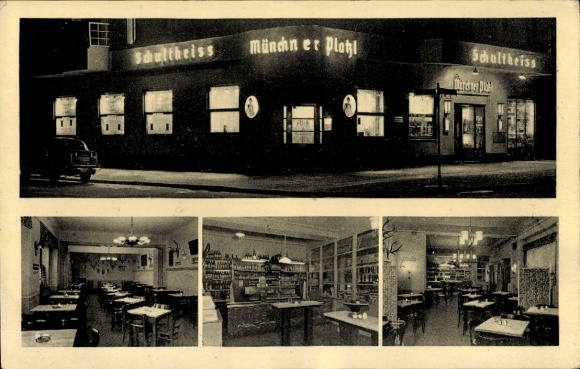 Ak Berlin Charlottenburg, Bierhaus Schultheiss, Wilmersdorfer Straße 106