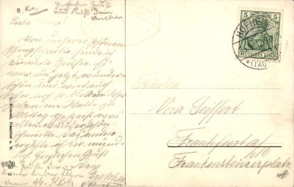Postcard Eppstein i. Taunus, ruins with surroundings, Staufen, Imperial Temple