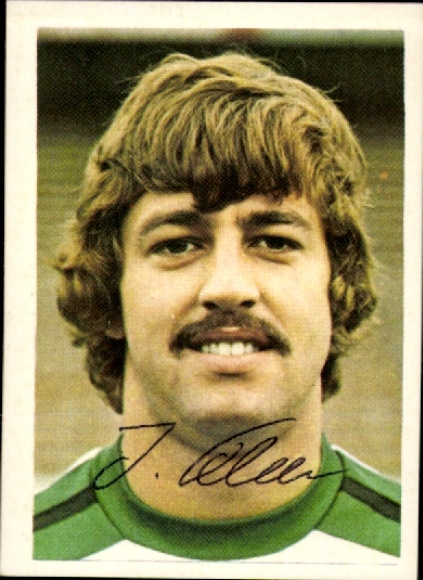 Obraz kolekcjonerski piłka nożna 1980, zdjęcie nr 45, Jürgen Fleer, Borussia Mönchengladbach