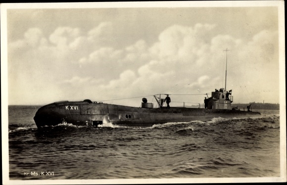 PC Dutch submarine, Hr.Ms. K XVI
