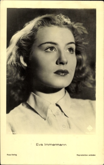 Ak actrice Eva Immersmann, portret