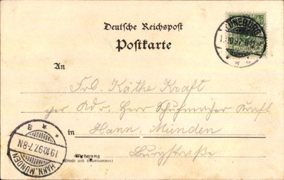 Postcard Radbruch in Lower Saxony, Schäfer Ast, farm
