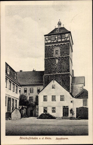 KP Bischofsheim przed Rhön Dolna Frankonia, wieża miejska