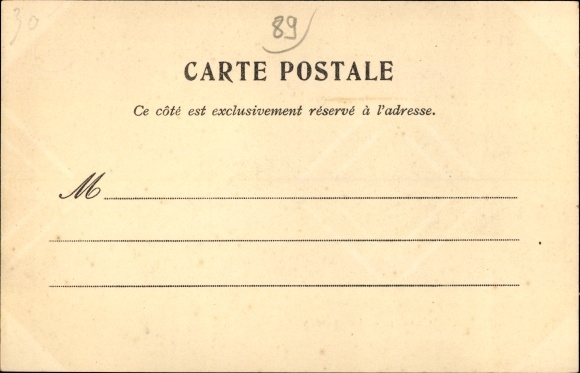 Postcard Charny Yonne, La Gare, exterior view
