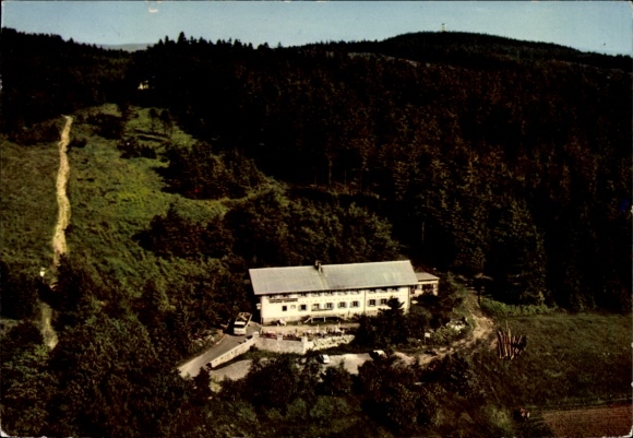 Postcard Silberhütte Bärnau in the Upper Palatinate, Upper Palatinate Forest Shelter