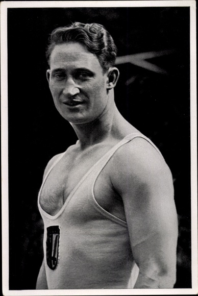 Collection picture Olympia 1936, weight lifter Gottschalk