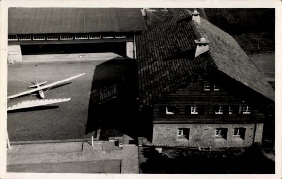 Foto Ak Scharfoldendorf Eschershausen im Weserbergland, Segelflugschule