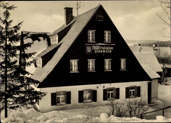 Ak Zinnwald Georgenfeld Altenberg im Erzgebirge, FDGB Erholungsheim