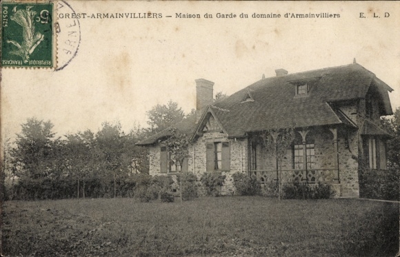 CPA Grez-sur-Loing Seine-et-Marne, Maison du Garde du domaine d'Armainvilliers
