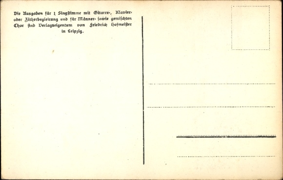 Song Postcard Günther, Anton, Da Draakschänk, Erzgebirgische Mundart No. 25, Dreckschänke Breitenbach