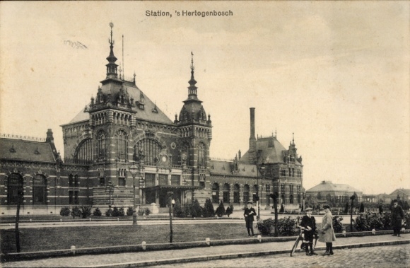Ak's Hertogenbosch Den Bosch North Brabant Netherlands, train station