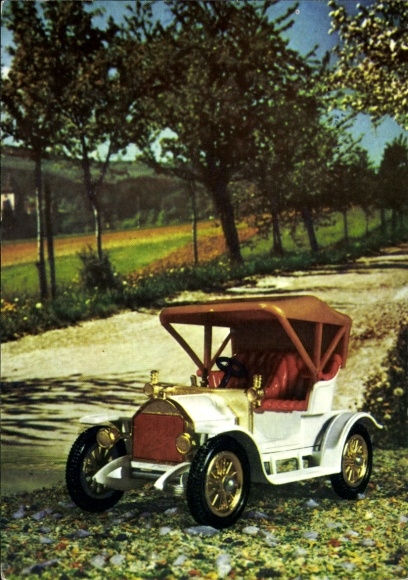 Ak Auto, Miniatur, Opel-Coupe, Baujahr 1909