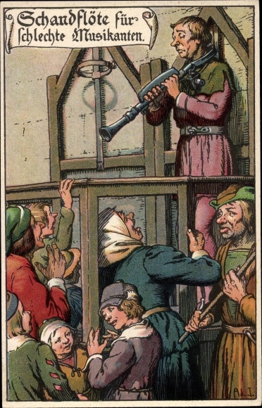 Artist Chromo-Litho Jodolfi, Whistle for Bad Musicians