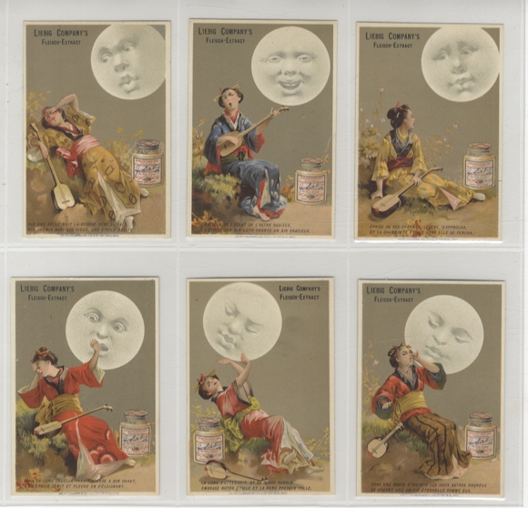 Liebig pictures series A 65 S 147 Moon and Japanese woman, 1883