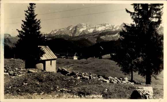 Postcard Reit im Winkl Upper Bavaria, motif near Winklmoos