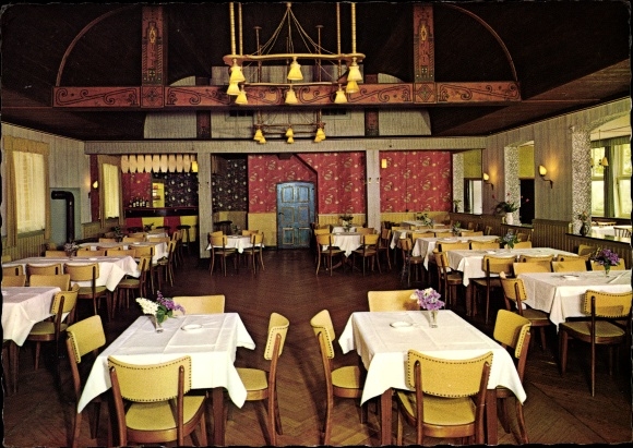 Postcard Marklohe Lower Saxony, forest restaurant Oyler Berg