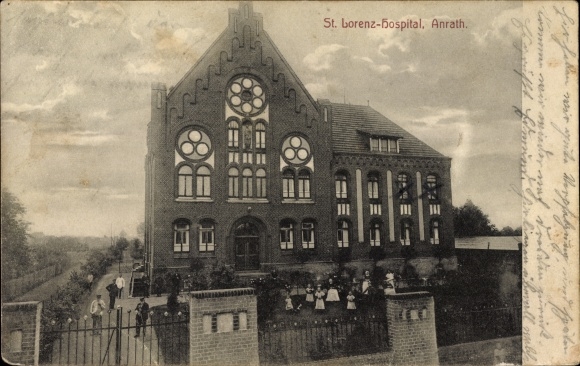 Postcard Anrath Willich am Niederrhein, St. Lorenz Hospital