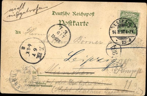 litho Leipzig, Saksische Thüringer industrie- en handelstentoonstelling 1897, vrouwen in klederdracht