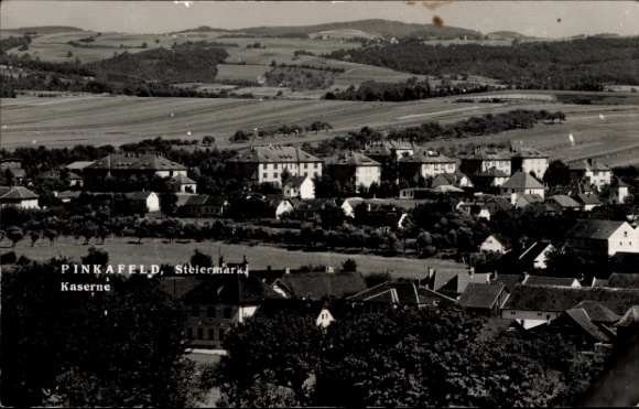 Photo Postcard Pinkafeld in Burgenland Styria, barracks