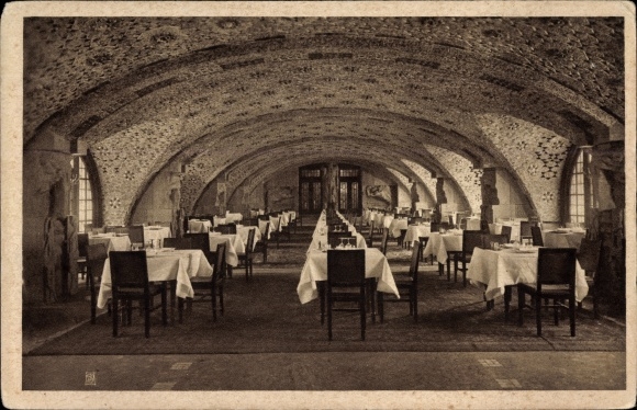 PC Berlin Tiergarten, Weinhaus Rheingold, Potsdamer Platz, Stein Saal, interior view