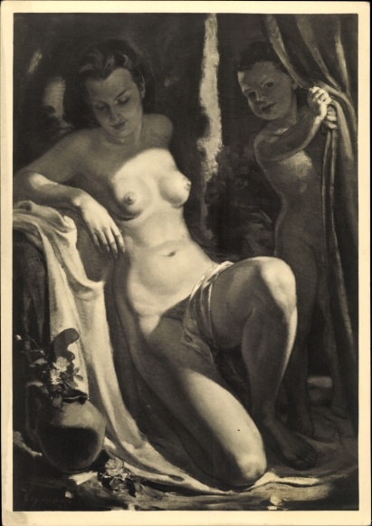 Artist PC Heymann, Richard, Psyche, HDK 356, female nude